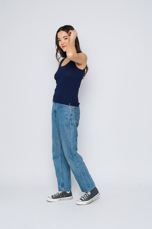 Jasmine-Pointelle Tank